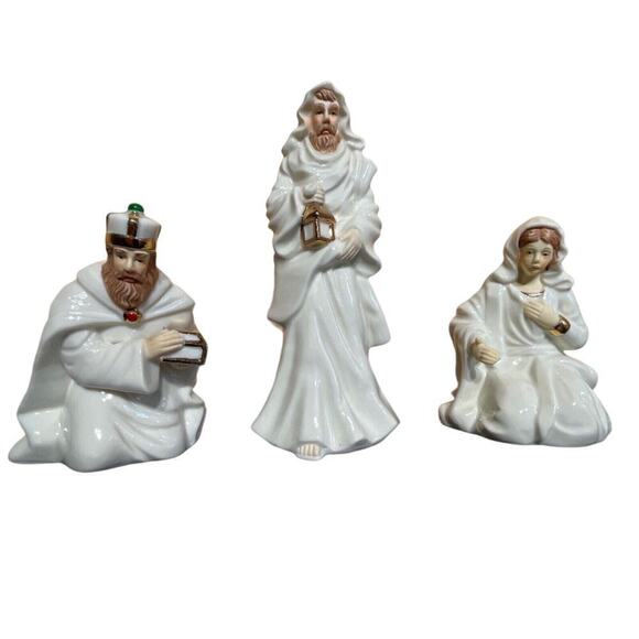 Christmas Nativity scene figures porcelain. Christmas Decor! Jesus. Holiday. - Picture 4 of 7